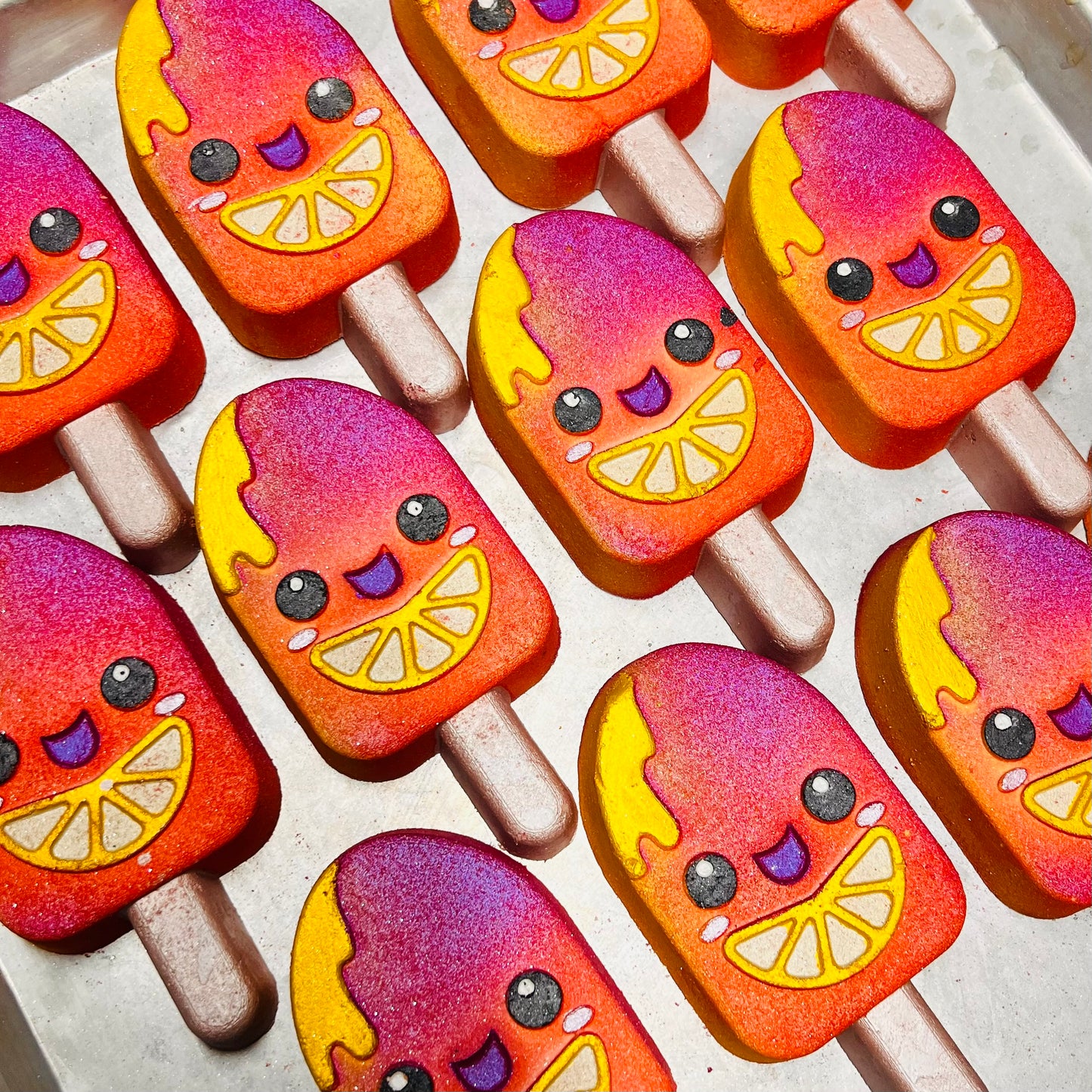 Citrus Popsicle Bath Bombs WHOLESALE x10
