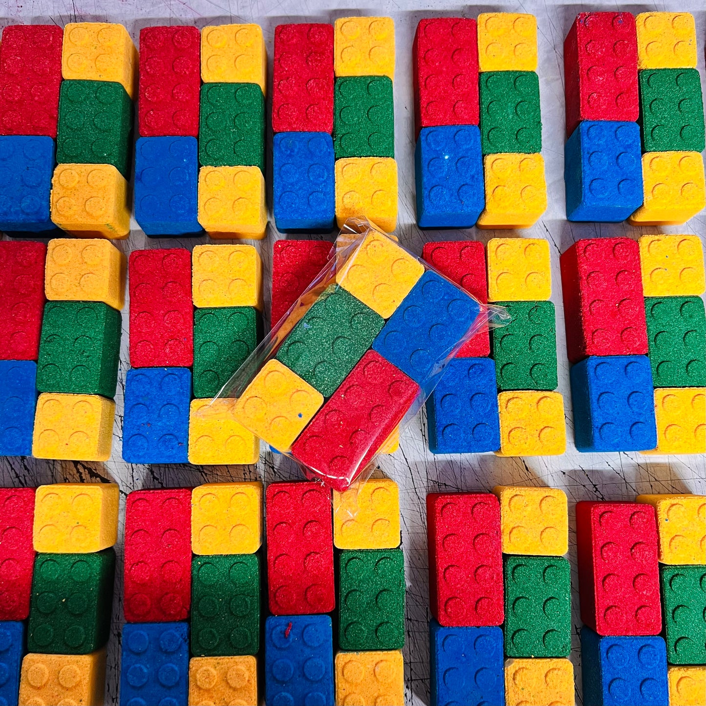 10x Bags of Building Block Bath Bombs WHOLESALE x10