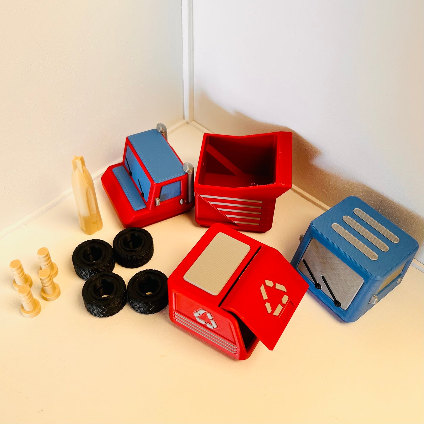 Click & Connect Vehicles Clean up the Streets Trucks Set 15 Pieces