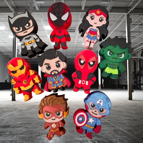 10x Full Body Hero’s 9 to choose from Bath Bomb WHOLESALE