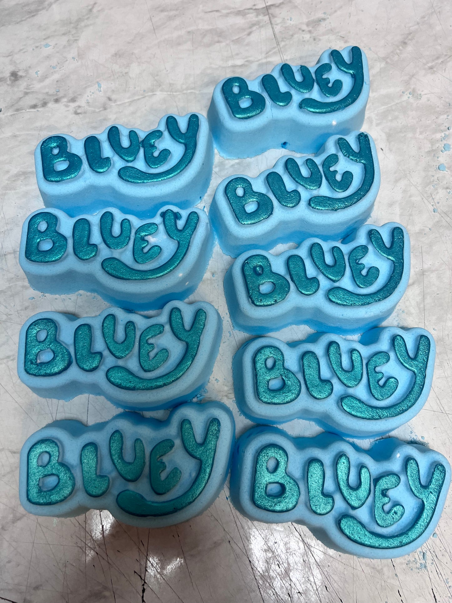 10x Bluey Logo! Bath Bomb WHOLESALE