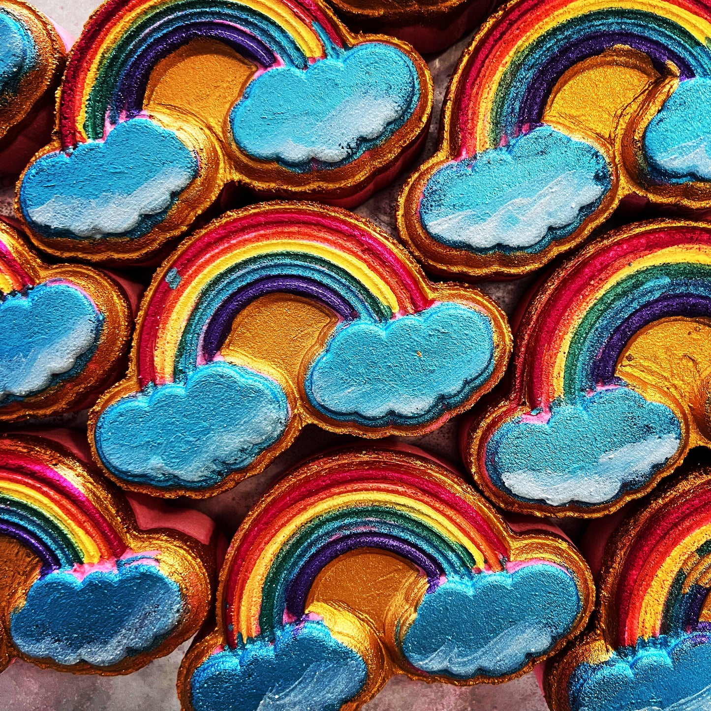 10x Large Chunky Rainbow Bath Bomb WHOLESALE