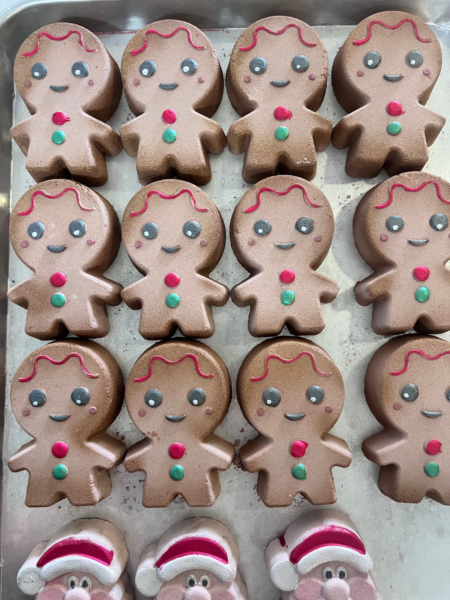 x10 Xmas Gingerbread Bath Bomb WHOLESALE