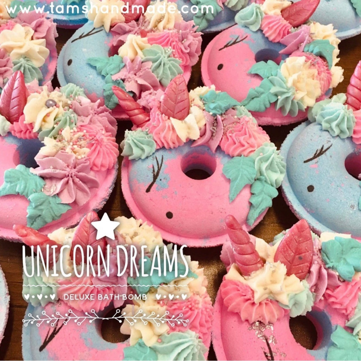 Large Deluxe Unicorn Donut Bomb WHOLESALE