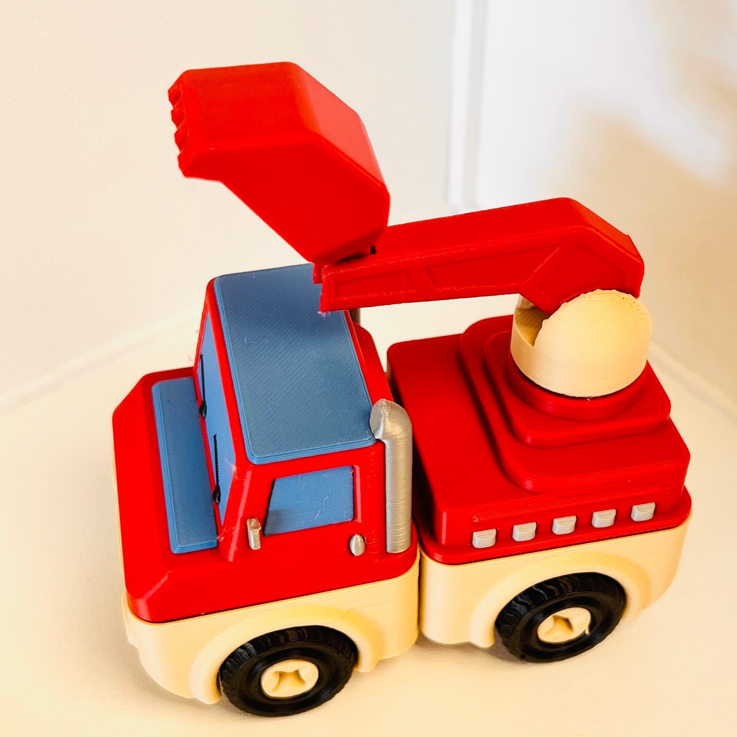 Click & Connect Vehicles Crane & Digger Trucks Set 18 Pieces