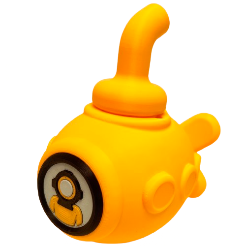3D Printer Bath Bomb Submarine. Designed and made by TMK