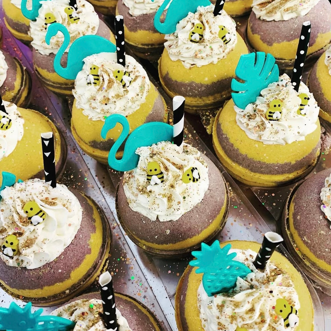Bubble Frosting for bath bombs