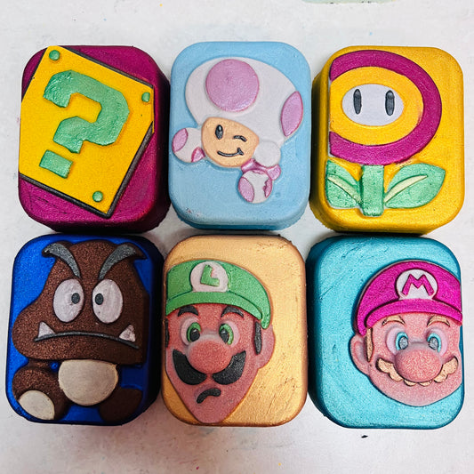 Wholesale Mario & Luigi Bath Bombs 6 to choose from.