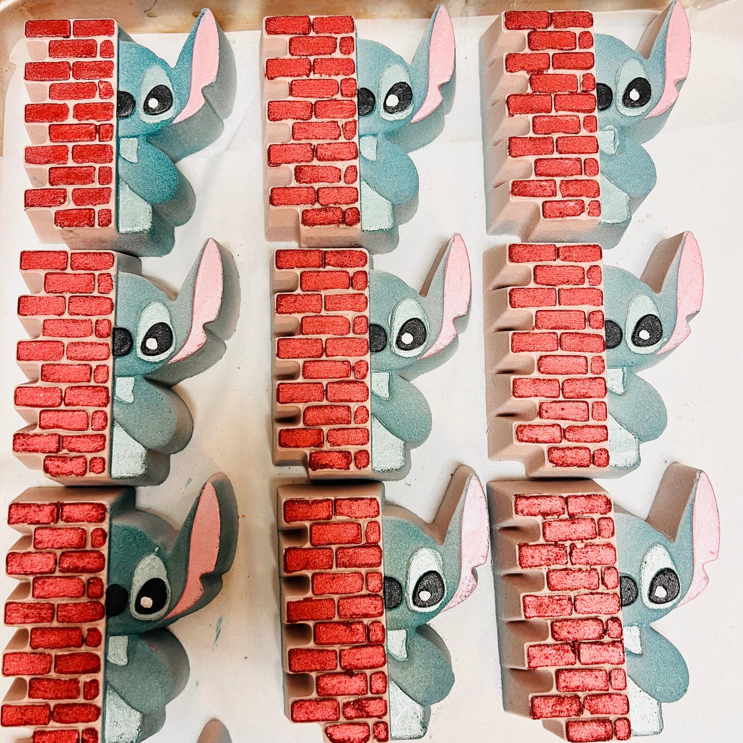 X10 Stitch and Brick Wall Bath Bomb WHOLESALE