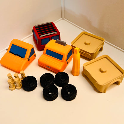 Click & Connect Vehicles Taxi , Parent Taxi SUV Set 16 Pieces