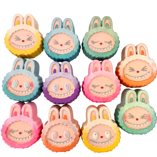 10x Labubu Fluffy Hwad Only Bath Bombs WHOLESALE