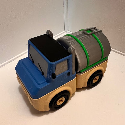 Click & Connect Vehicles Water, Fuel, Cargo Set 14 Pieces