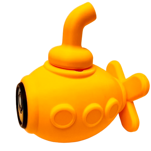 3D Printer Bath Bomb Submarine. Designed and made by TMK