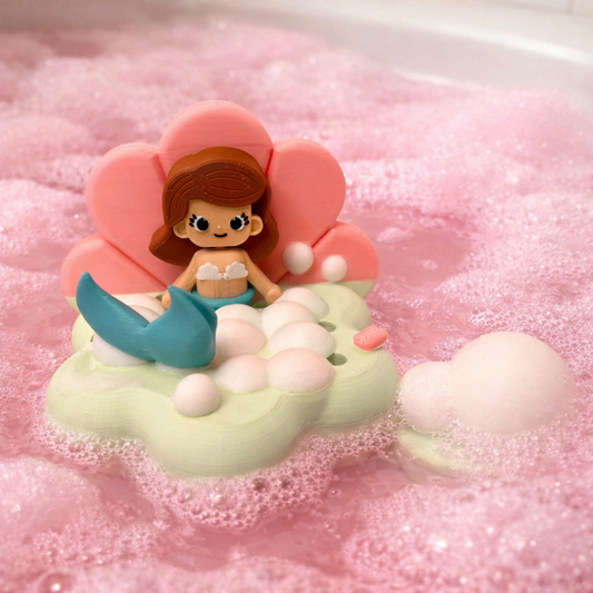 5x 3D Printed Bath Bomb Milly Mermaid Designed and made by TMK