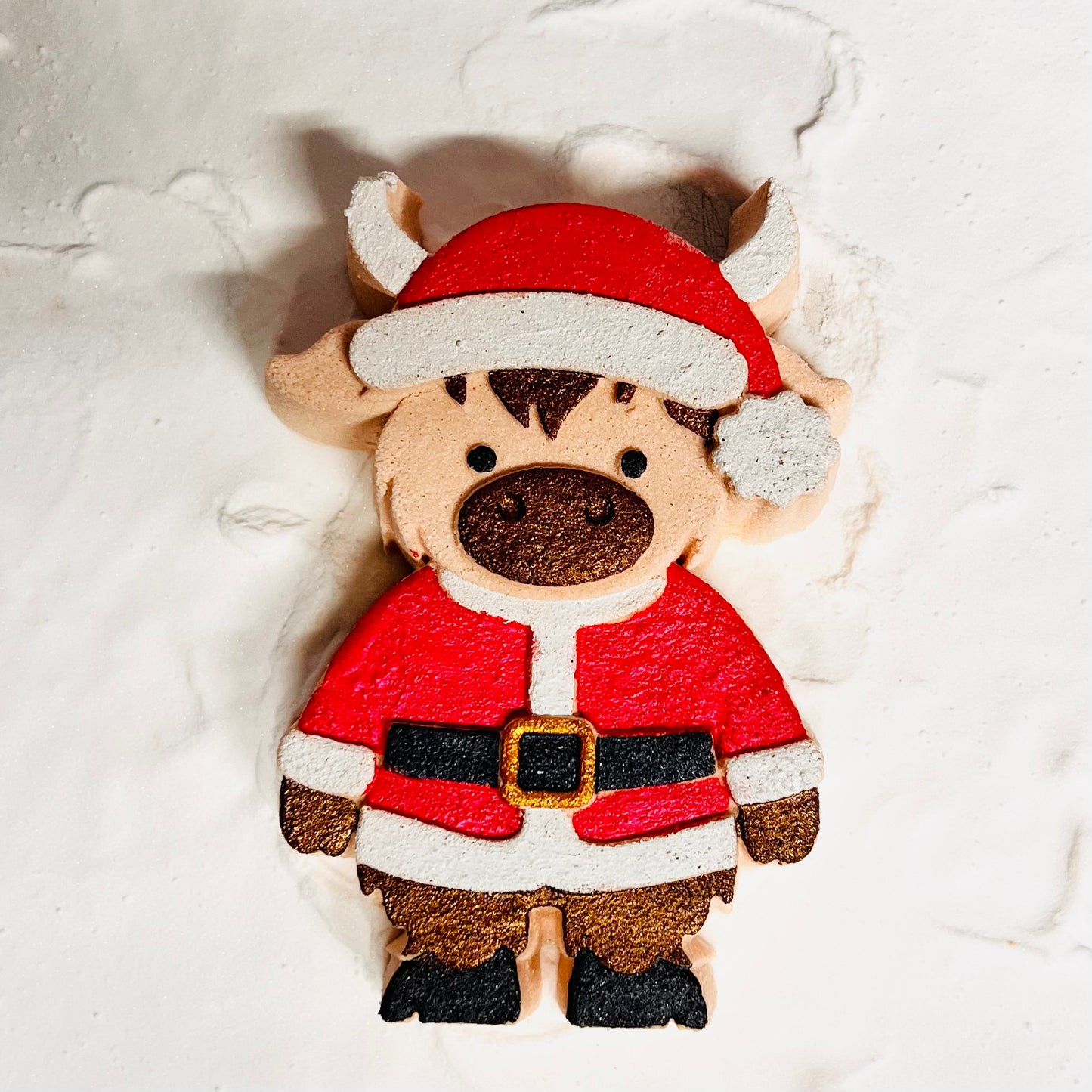 Christmas 26 Highland Cow Santa Bath Bombs WHOLESALE x10