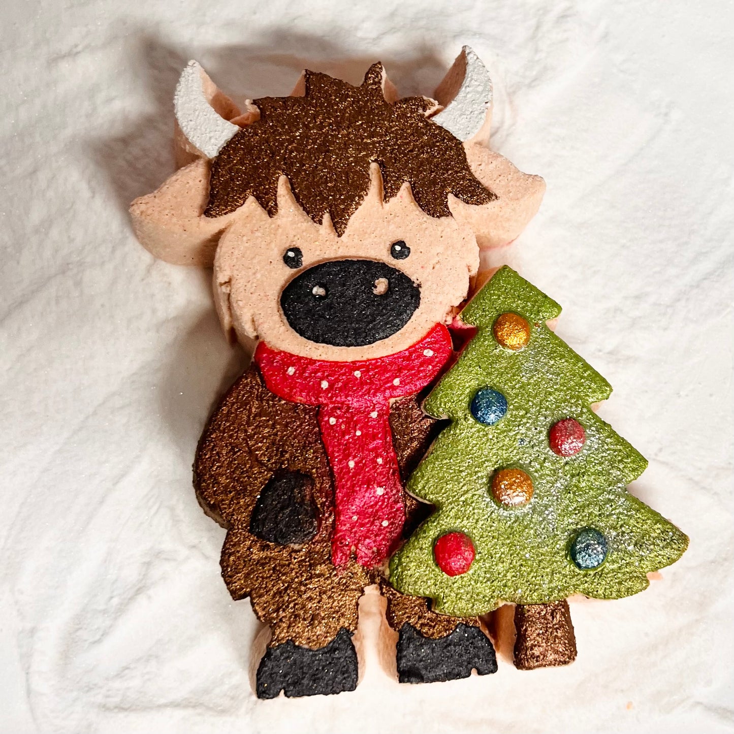 Christmas 26 Highland Cow Tree Bath Bombs WHOLESALE x10