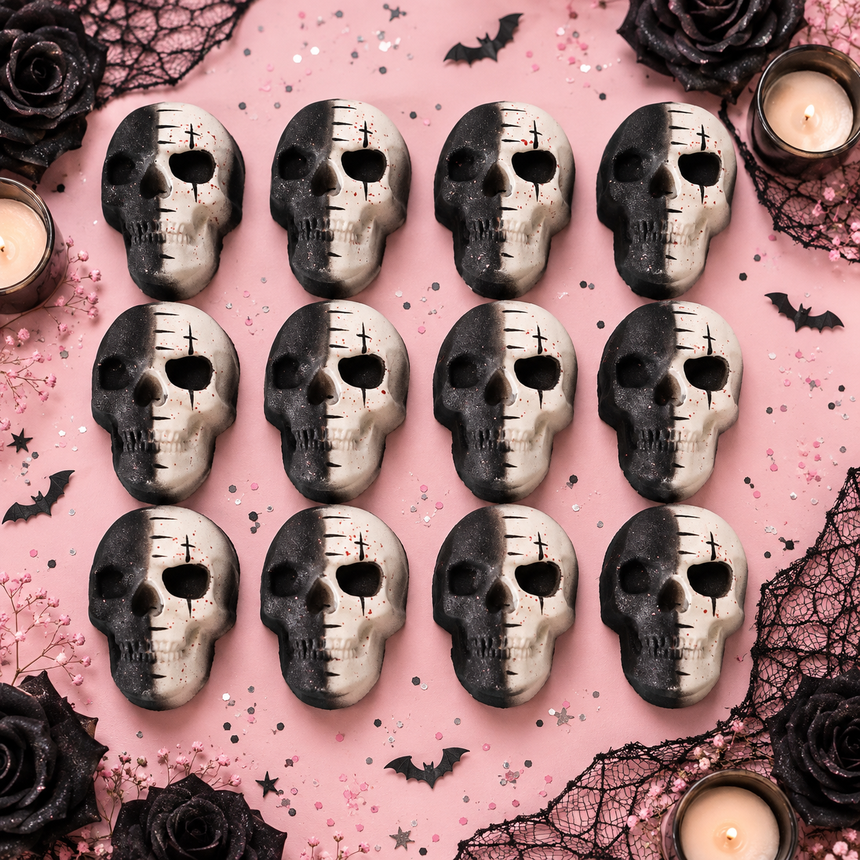 Duplicitous Skulls Bath Bombs WHOLESALE x10