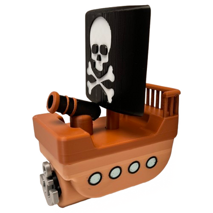 3D Printed Bath Bomb Float Ahoy me Matey!! Designed and made by TMK