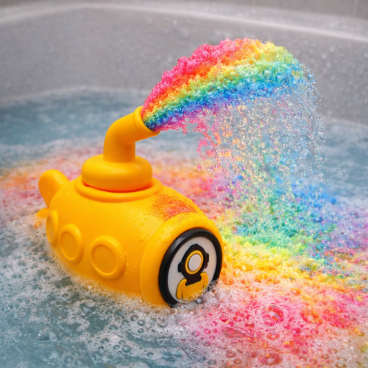 3D Printer Bath Bomb Submarine. Designed and made by TMK