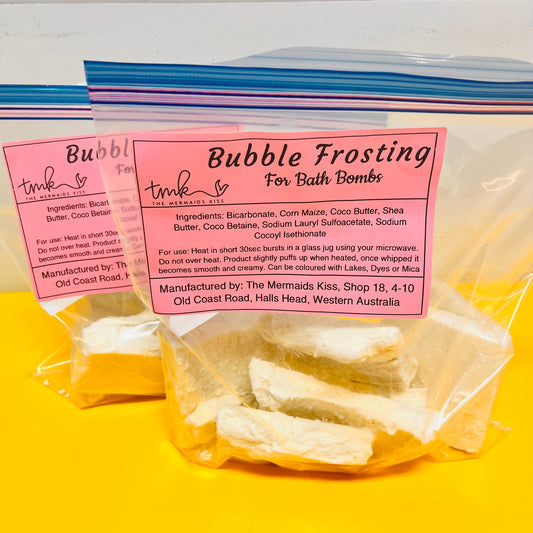 Bubble Frosting for bath bombs