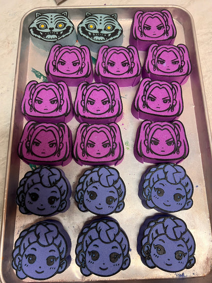 10x Each Demon Hunters Collection Bath Bomb WHOLESALE
