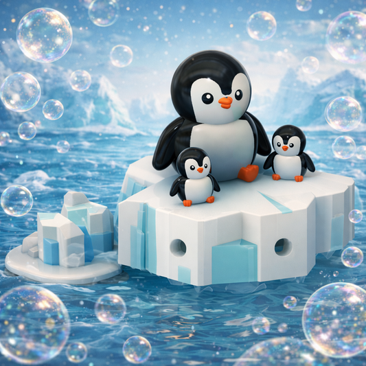 5x 3D Printed Bath Bomb Penny and Babies Mega Float Designed and made by TMK