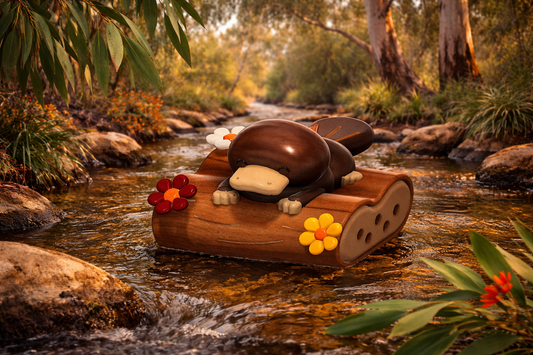 5x 3D Printed Bath Bomb Polly Platypus  Mega Float Designed and made by TMK