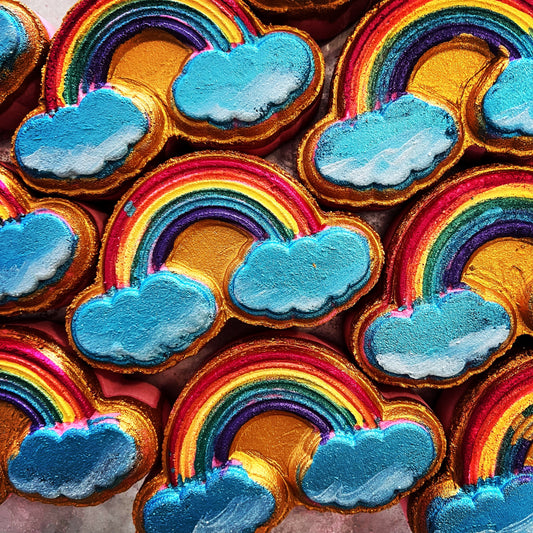 10x Large Chunky Rainbow Bath Bomb WHOLESALE