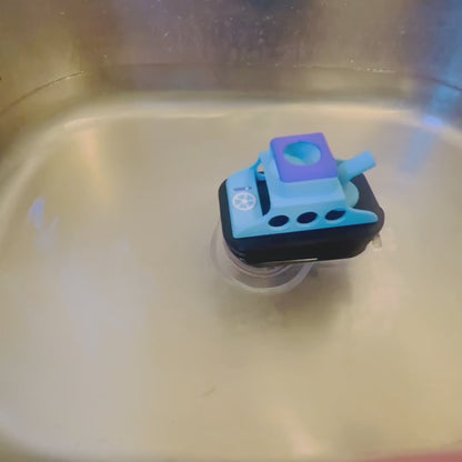3D Printed Bath Bomb Big Float Boat. Designed and made by TMK