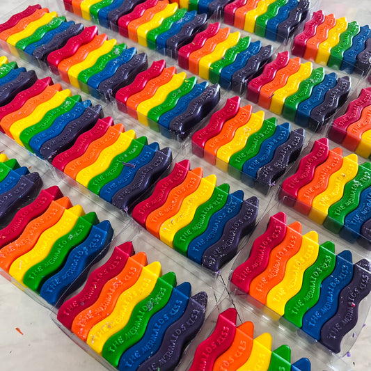 x10 Soap Crayons Pack of 6 Primary Colours WHOLESALE
