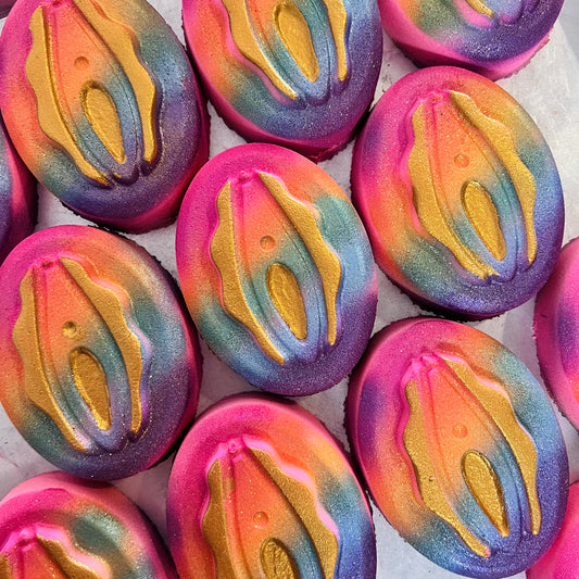 10x Large Rainbow Va-Jay Bath Bomb WHOLESALE