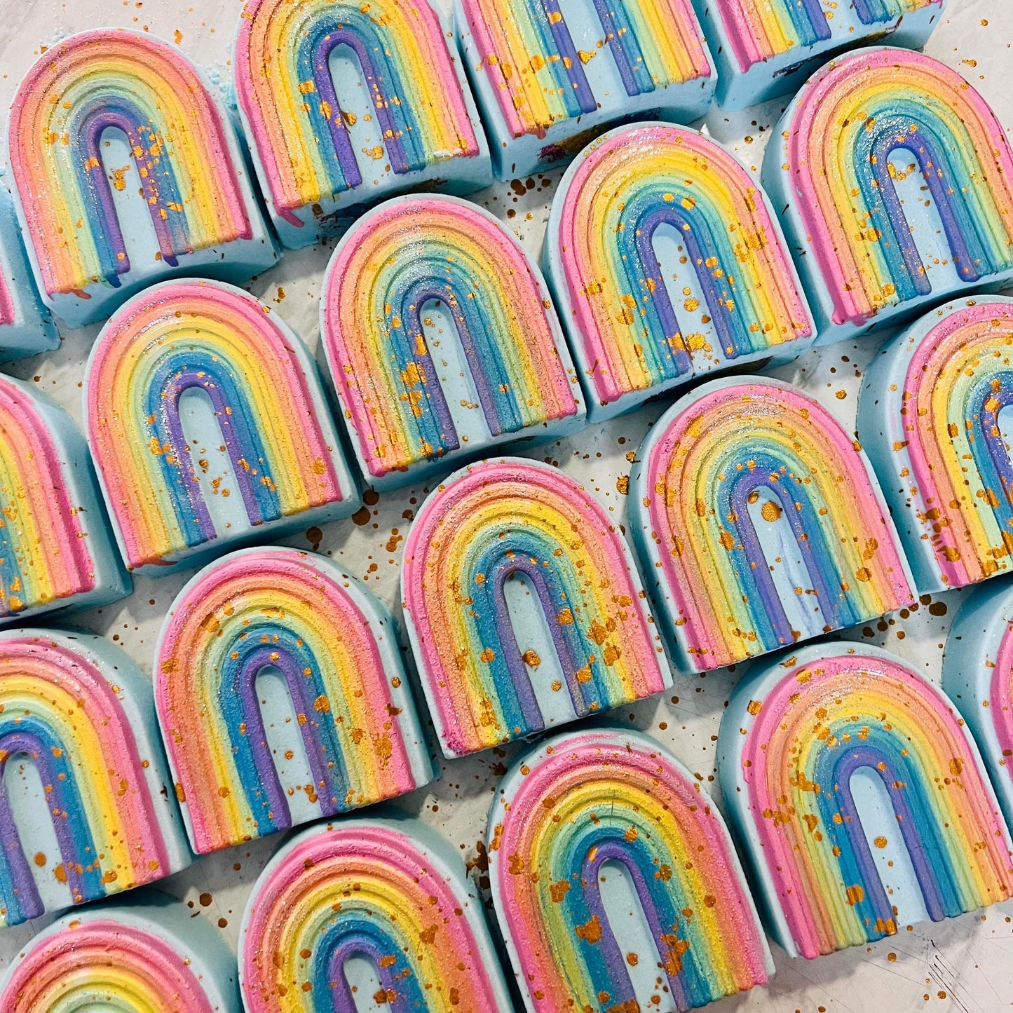 10x Boho Rainbow Bath Bomb WHOLESALE