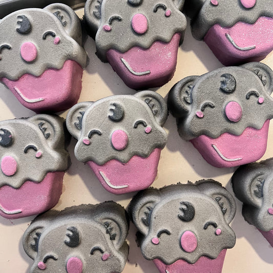 x10 Koala Cupcake Bath Bomb WHOLESALE